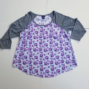 NWOT Torrid Size 0/ Size 12 Baseball Tee